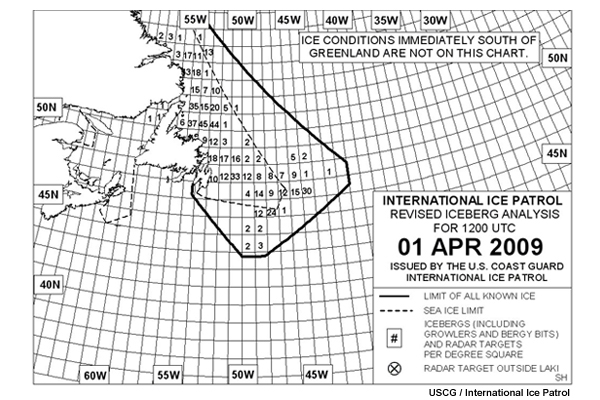 IIP Daily Ice Chart 07may2009