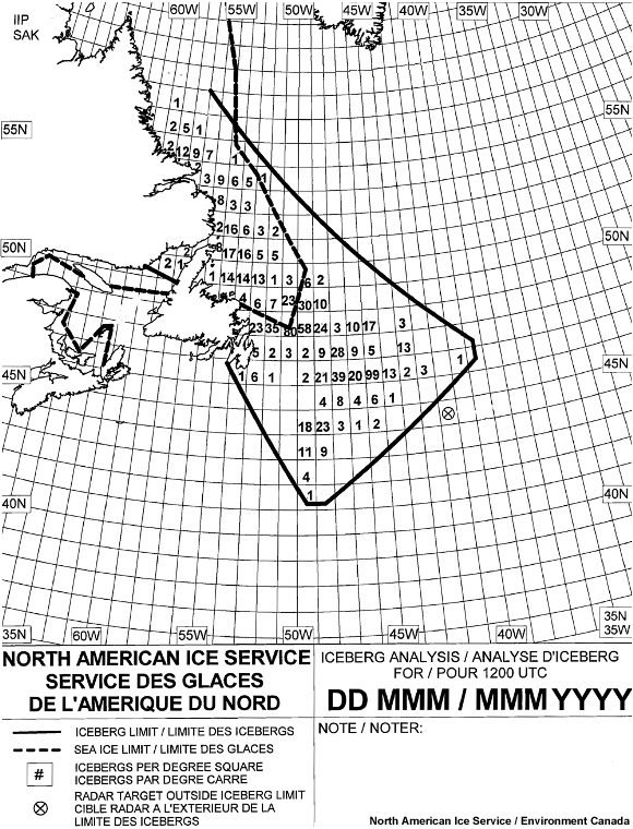 IIP Daily Ice Chart 07may2009