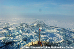 Photo of sea ice